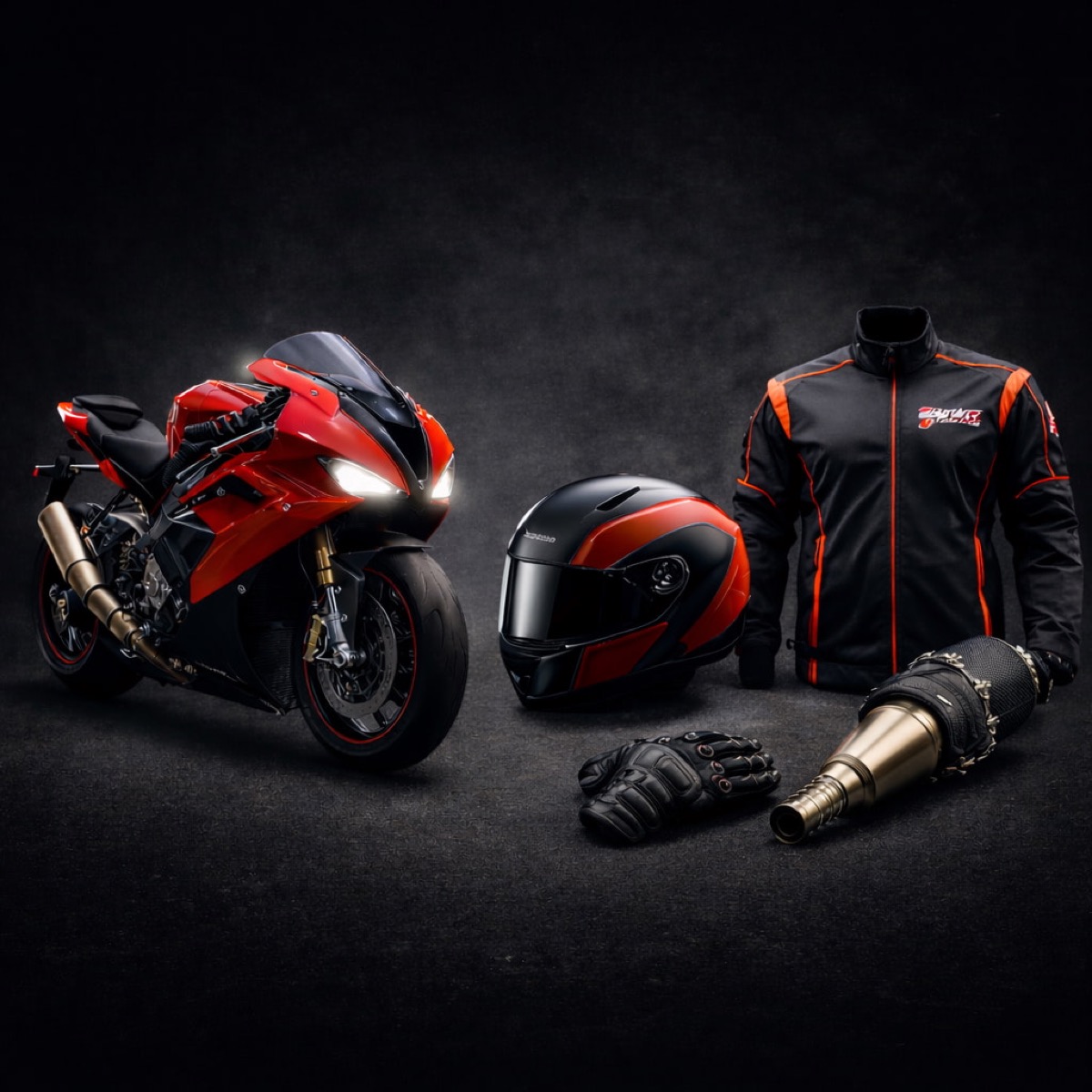 Accessoires moto en boutique